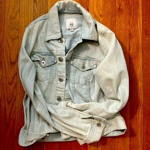 Light wash AG denim jacket